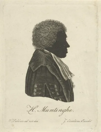 Silhouetportret van Herman Muntinghe
