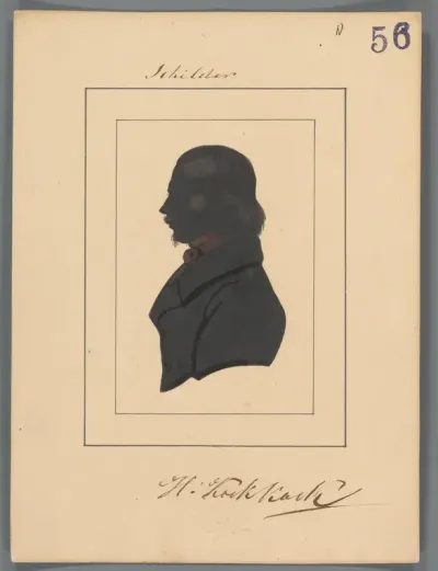 Silhouetportret van Hermanus I Koekkoek