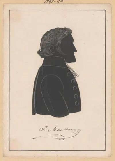 Silhouetportret van J. Mansen
