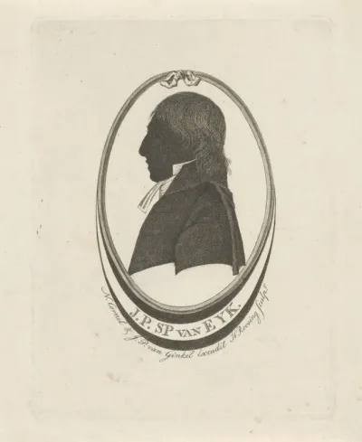 Silhouetportret van J.P.SP. van Eyk