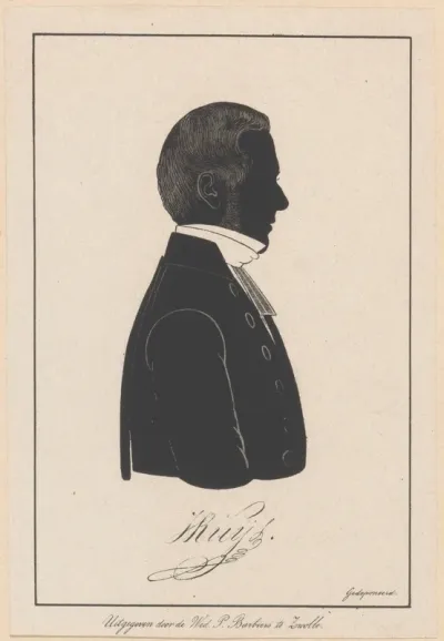 Silhouetportret van J. Ruys