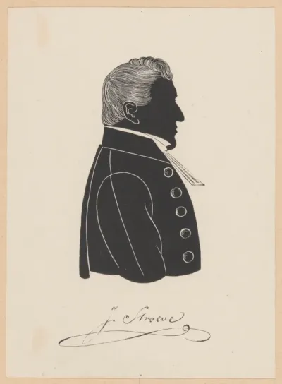Silhouetportret van Jacob Stroeve