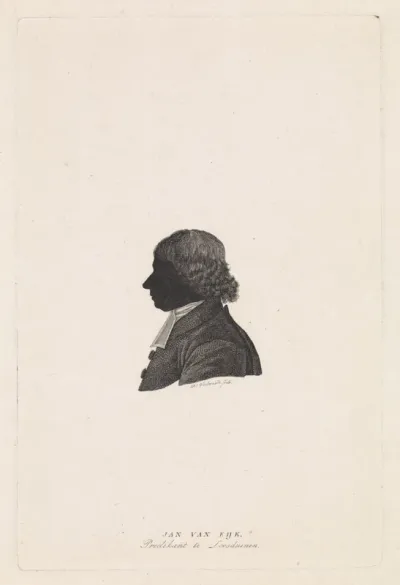 Silhouetportret van Jan van Eijk, predikant te Loosduinen