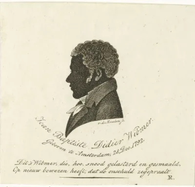 Silhouetportret van Jean Baptiste Didier Wibmer