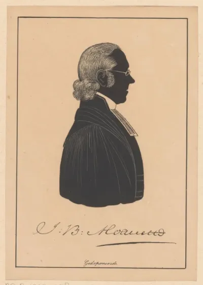 Silhouetportret van Jean Baptiste Moquette