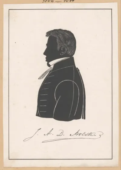 Silhouetportret van Johannes Abraham Dederiks Molster