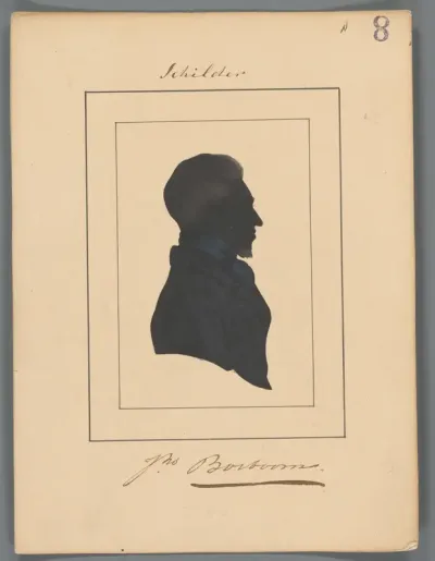 Silhouetportret van Johannes Bosboom