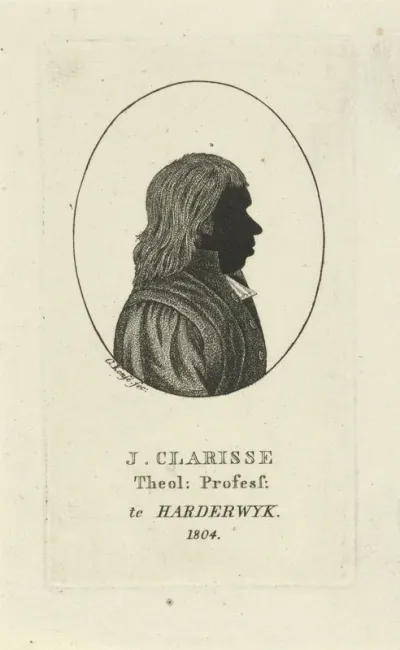 Silhouetportret van Johannes Clarisse