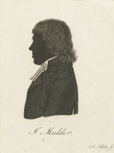 Silhouetportret van Johannes Mulder