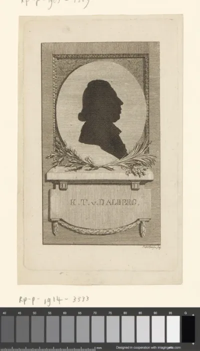 Silhouetportret van Karl Theodor von Dalberg
