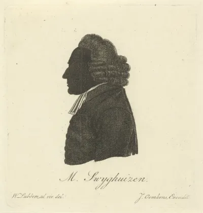 Silhouetportret van Martinus Swyghuizen