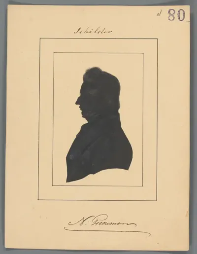 Silhouetportret van Nicolaas Pieneman