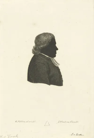 Silhouetportret van Nicolaus van der Tuuk