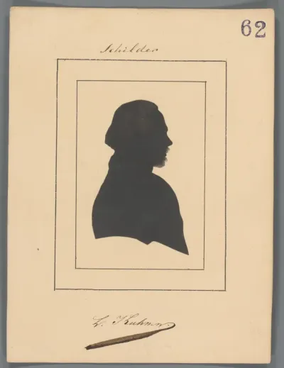 Silhouetportret van Pierre Louis Kuhnen