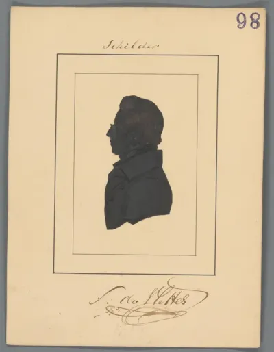 Silhouetportret van Samuel de Vletter