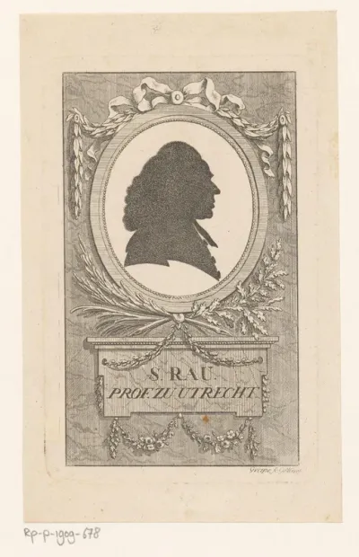 Silhouetportret van Sebald Fulco Johannes Rau