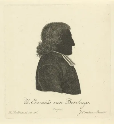 Silhouetportret van U. Emmius van Berchuis