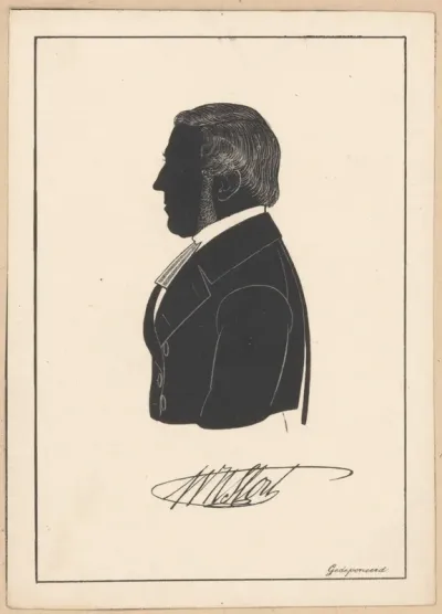 Silhouetportret van W.H. Sloet