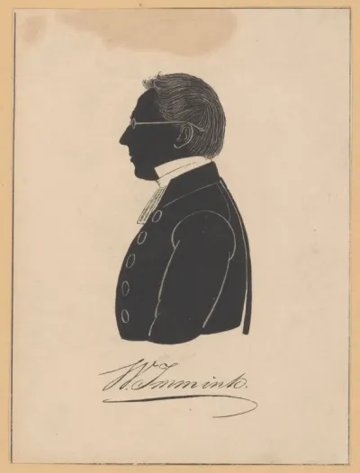 Silhouetportret van W. Immink