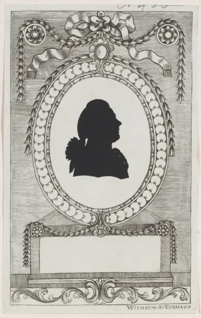 Silhouette of Graf Leopold Kinigl