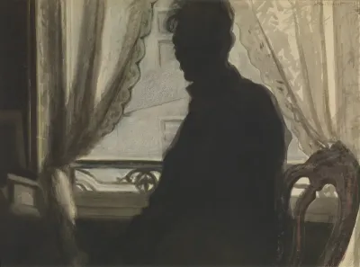 Silhouette of the painter