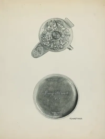 Silver Chocolate Pot