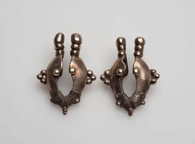 Silver earring