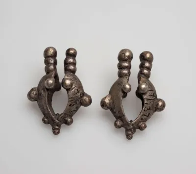Silver earrings