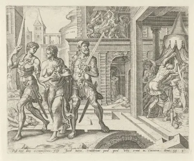 Simeon en Levi nemen Dina mee naar huis