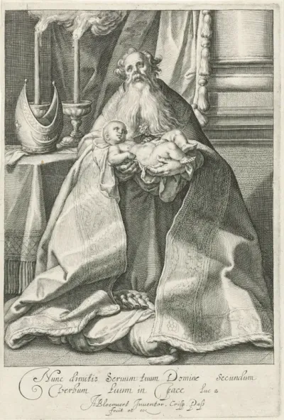 Simeon zegent het Christuskind