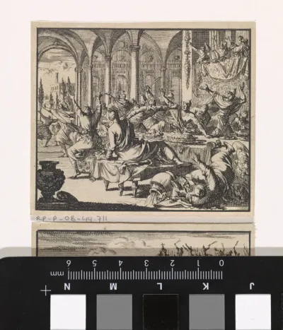 Simon aan een gastmaal op last van zijn schoonzoon Ptolomaeus vermoord