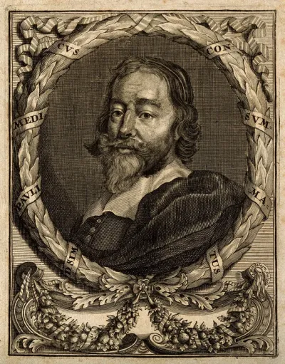 Simon Pauli. Line engraving