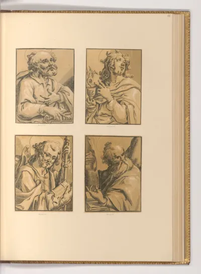 Simon Petrus; Hl. Johannes; Hl. Jakobus d. Ä.; Hl. Andreas