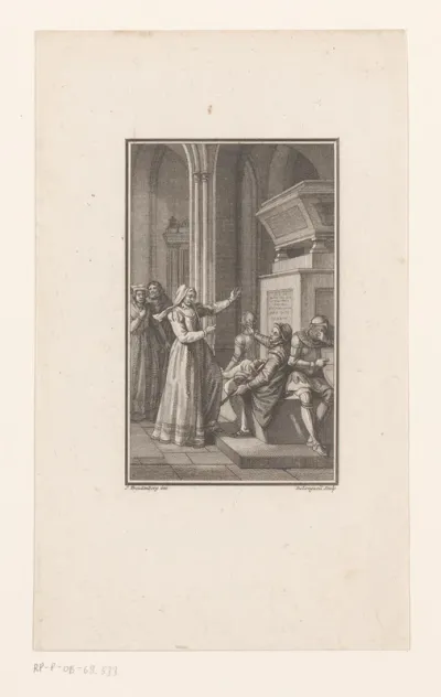 Simplicité d'une vieille qui presente une chandelle