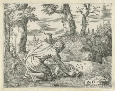 Simson vindt honing in de dode leeuw