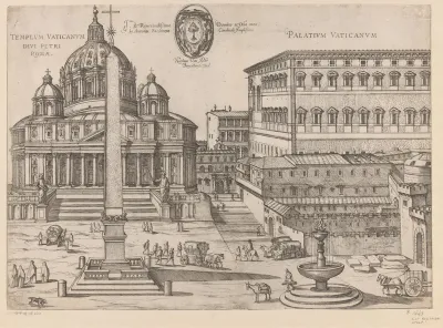Sint-Pietersbasiliek en het Apostolisch Paleis te Vaticaanstad