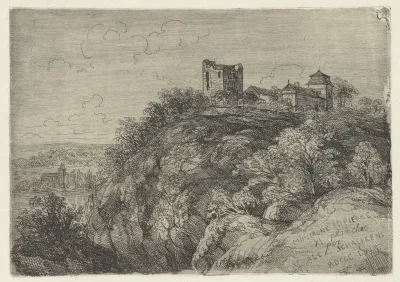 Sint-Pietersberg met de ruïne van kasteel Lichtenberg