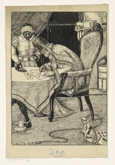 Sinterklaas schrijft een brief