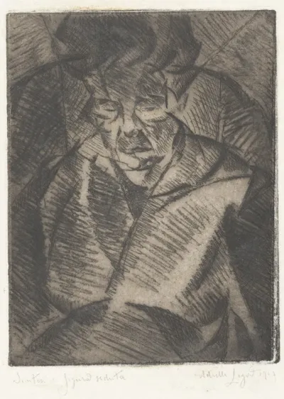 Sintesi di figura seduta (Synthesis of a Seated Figure)
