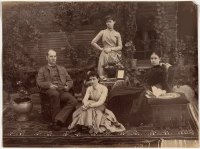 Sir Auckland Colvin and Family, Shimla