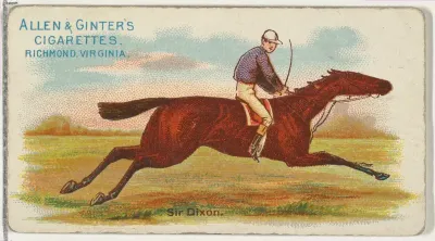 Sir Dixon, from The World's Racers series (N32) for Allen & Ginter Cigarettes
