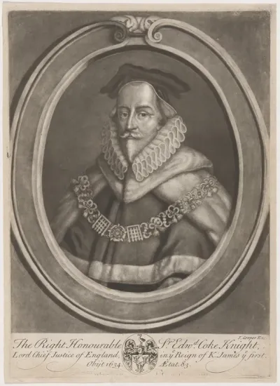 Sir Edward Coke, Knight, Lord Chief Justice