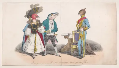 Sir, I offer you my respects and my daughter, from "Metamorphoses of the Day"