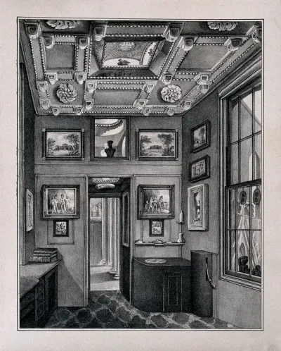 Sir John Soane's House and Museum: the dressing room at ground floor level