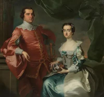 Sir Thomas Hatton, 8th Bt. of Longstanton, Cambridgeshire and Lady Hatton
