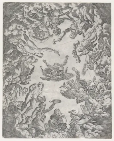 Sistine Frescoes, from "Speculum Romanae Magnificentiae"