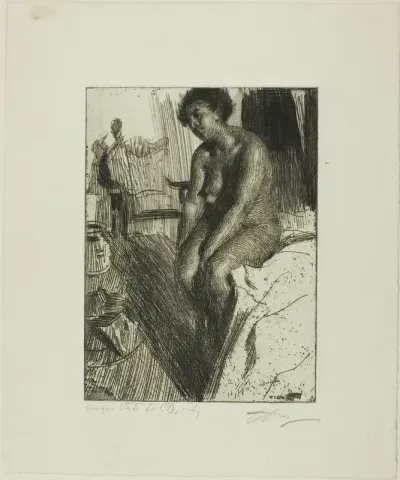Sitting Negress