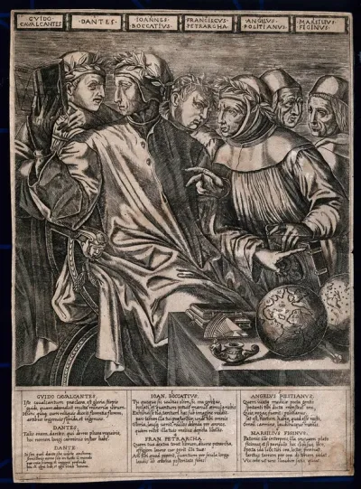 Six Italian men of letters
