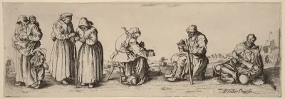 Six Men and Women Beggars
