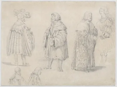 Six Men in Renaissance Costume